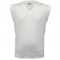 Greenplay Bowlswear Ribbed White Bowls Sleeveless Pullover (slipover). Greenplay Bowlswear Ribbed White Bowls Sleeveless Pullover (slipover).