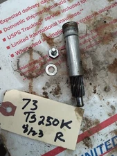 1973 Suzuki TS250K  R tachometer cable drive unit with bolt and washer R