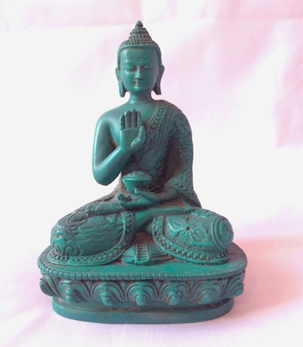Estatua de resina de Buda Amoghshiddhi de 5" de altura - Imagen 6 de 7