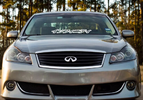 Kanji Windshield decal car sticker banner graphics Japanese For/fit Infiniti car - Picture 2 of 7