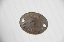WW2 relic Dog-tag dogtag GHQ Liason Regiment PHANTOM WEIGH 7959370