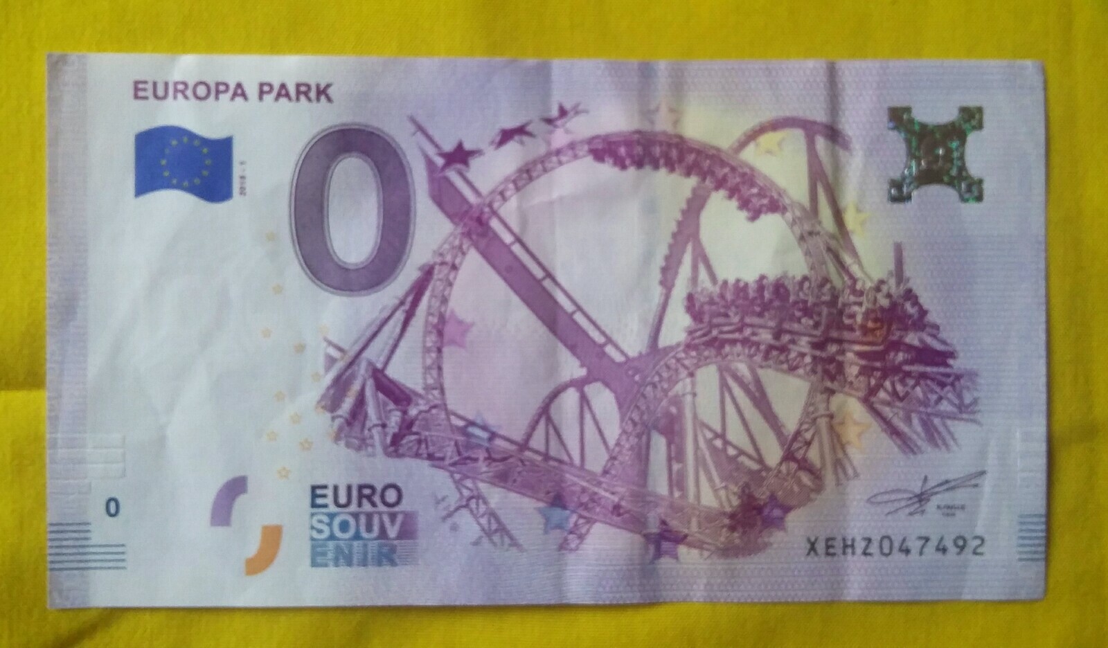 Billet Europa Park d’occasion