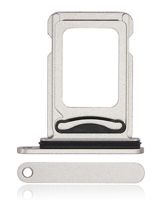 Replacement Dual Sim Card Tray Compatible For iPhone 14 / 14 Plus (Starlight)