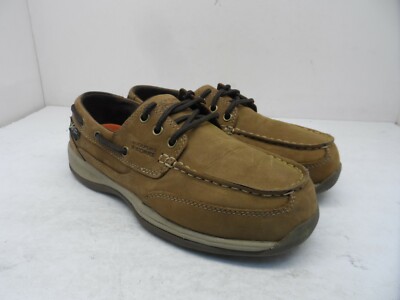 Rockport Men's Top Shore Sailing Club Boat Shoes RK6734 Brown Leather Size  7M