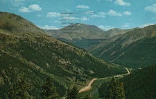 Postcard CO b/w Buena Vista & Leadville Independence Pass 1972 Vintage PC G3744