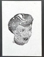 RARE Stinkfish - Spine Lady - Screenprint - Urban Street Art Graffiti Cardboard