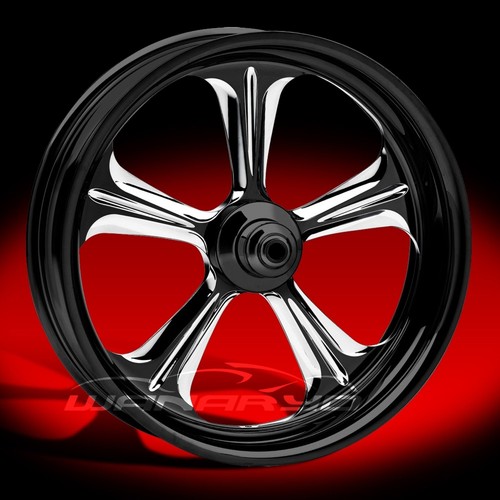 Performance Machine 21 x 3.5″ Wrath Platinum Front Wheel Rim Harley Road Glide - Picture 2 of 3