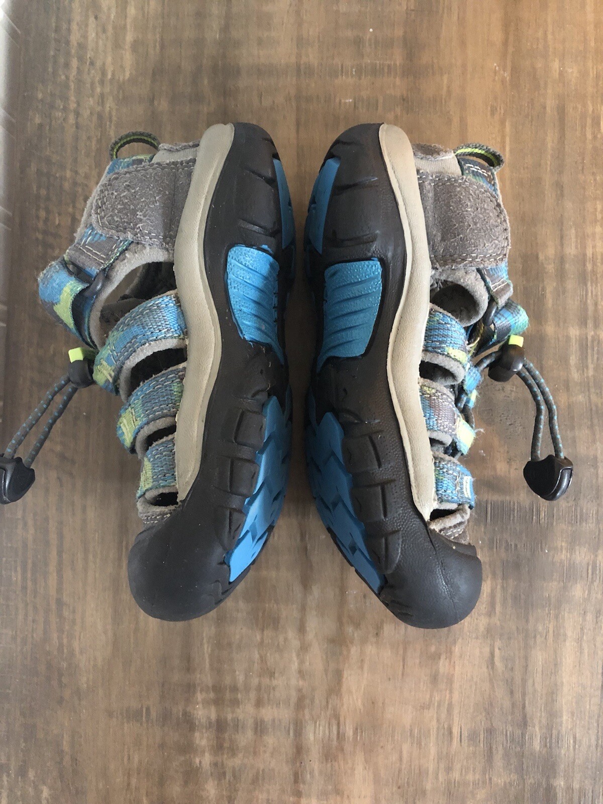 Sandali Keen impermeabili da trekking outdoor mimetici multicolore per bambini unisex taglia 9