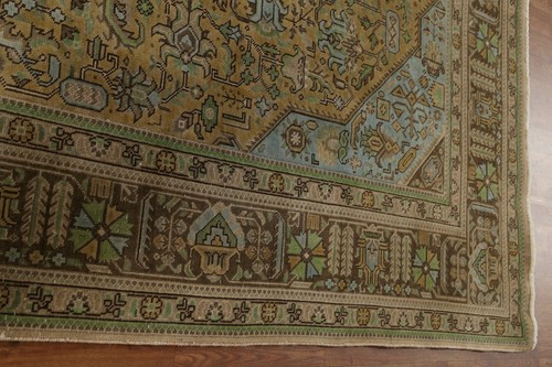 Overdyed Vintage Geometric Traditional Area Rug 8x11 Handmade - Picture 9 of 12