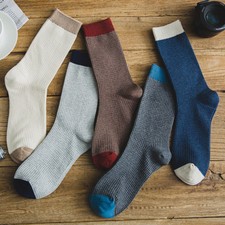 5 Pairs Mens Cotton Socks Lot Warm Classic Bu...