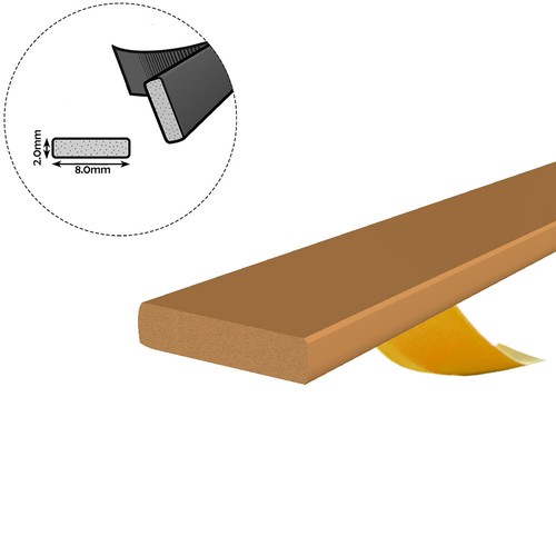 Fensterdichtung Türdichtung Gummidichtung EPDM Gummi selbstklebend Dichtungsband - Bild 55 von 83
