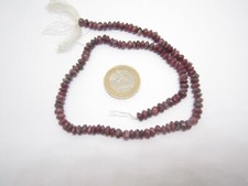 FILO DI TORMALINA NATURALE GREZZA RONDELLE  IRREGOLARI   5,5X3,5  MM.