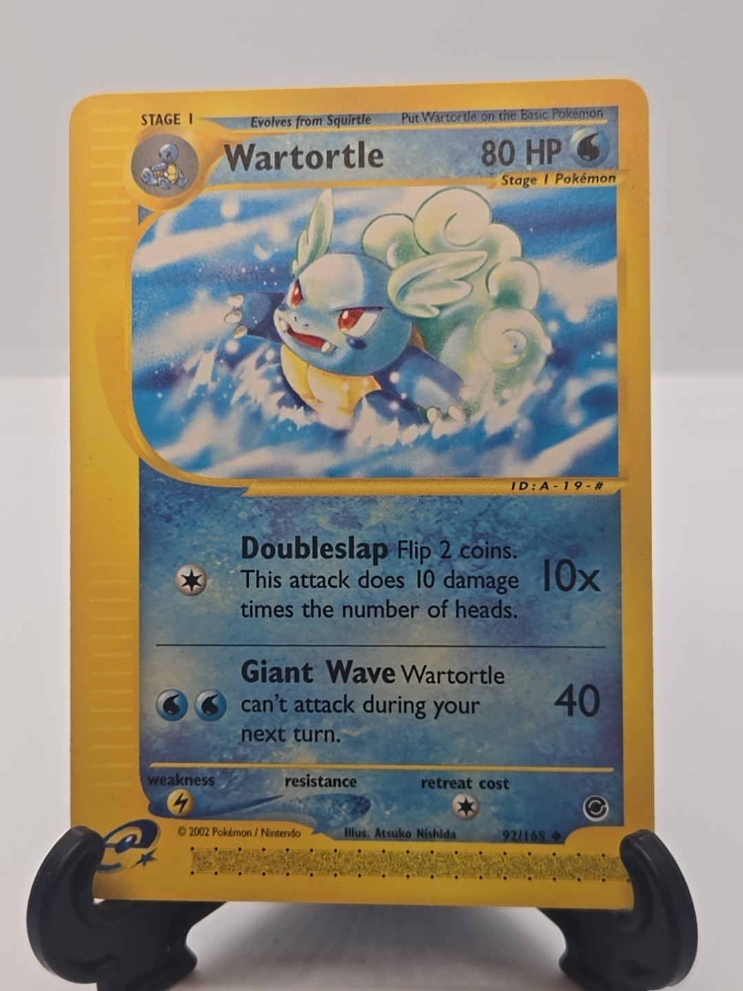 Pokémon Wartortle 92/165 Expedition Base Set 2002 - Near Mint