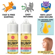 Soothing Keloid Bump Removal Oil - Natural Piercing Aftercare for Reduced Scars