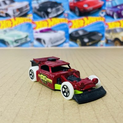 Hot Wheels Aristo Rat Red HW Glow in the Dark Wheels Loose