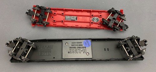 2X 3-Rail Flatcars O Scale Lionel #6816 & K-Line Rio Grande #80000 O2942 - Picture 6 of 7