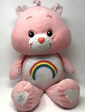 Care Bears Jumbo Cheer Bear Plush 25" Rainbow 25th Year Anniversary 2007