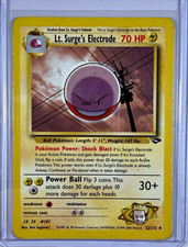 WOTC Lt. Surge's Electrode 52/132 Pokemon Gym Challenge 2000 Unlimited on eBay