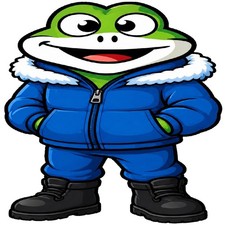 30 Custom Winter Frog Personalized Address Labels