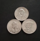 (3) 1 oz Silver * Wild West Legends * Hickok * Crockett * Kit Carson * TOT 3 OZ