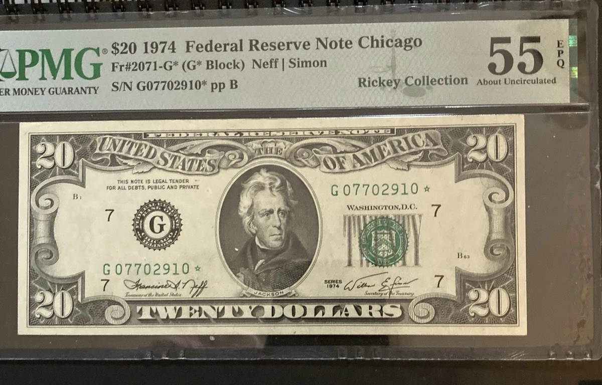 $20 1974 US Small Size Paper Money Notes for sale | eBay