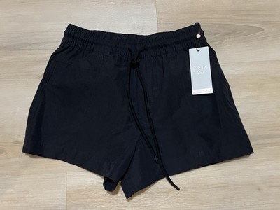 NWT CALIA XS Black Swim Shorts Women's Utility Boardshorts 2.5  Inseam UPF New
