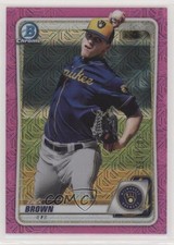 2020 Bowman Chrome Prospects Mega Box Pink Mojo Refractor 7/199 Zack Brown 00jz