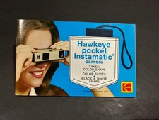 Kodak Hawkeye Pocket Instamatic Camera Instructions....Free Shipping