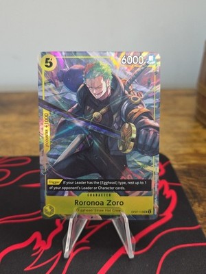 One Piece Roronoa Zoro Illustration textured Promo OP07-113 UC 