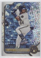 2022 Bowman Chrome Prospects Speckle Refractor /299 Felix Valerio #BCP-128 gp1