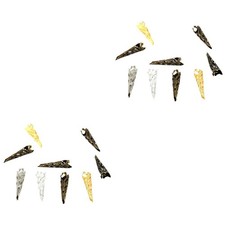  2 PCS Embellishments for Crafting Charms Necklace Caps Jewelry Making