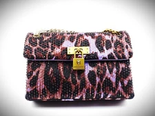 KURT GEIGER Mini Brixton Crystal Satin Crossbody Bag in Light/ Pastel Purple