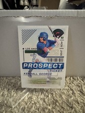 2024 Panini Prospect Edition – Kendall George Rookie #137 -  /199