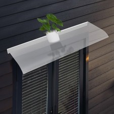PC Front Door Window Awning Canopy Sun Shade Rain Cover UV Protect Patio Canopy