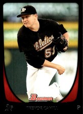 Trevor Cahill 2011 Bowman Chrome #51 Athletics MLB READ FREE SHIP AutographDen