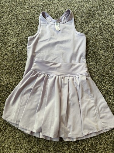 Lot Of 3 H&M Set Top W/ Matching Shorts Skort Athletic Size Girls 7 Pink Linen - Picture 2 of 10