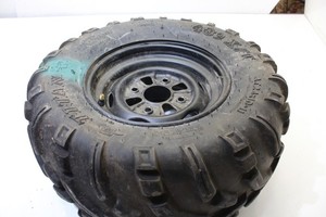 2012 Honda Rancher Trx420 Rear Back Wheel Rim Tire AT 24x10-11