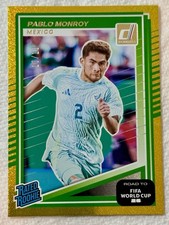 2025-26 Donruss FIFA World Cup Gold 10/10 Rated Rookie #213 Pablo Monroy Mexico