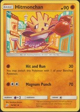 Hitmonchan 74/181 Uncommon Team Up Pokemon Lightly Played