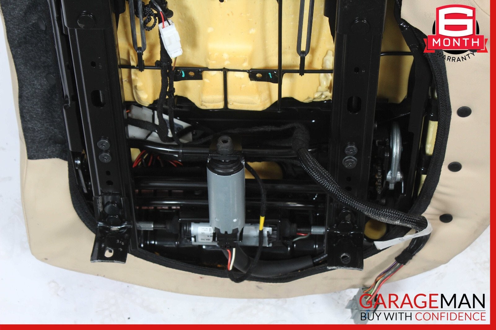 09-13 Maserati Quattroporte Rear Right & Left Complete Seat Cushion Assembly