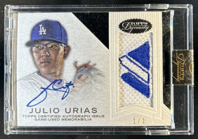 2016 Topps Dynasty Julio Urias Auto Autogramm Patches RC 1/1 Rookie #1/1 Dodgers
