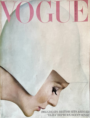 60s Iconic  GREATS  issue VOGUE 1964 AUDREY HEPBURN Cecil Beaton HELMET NEWTON 