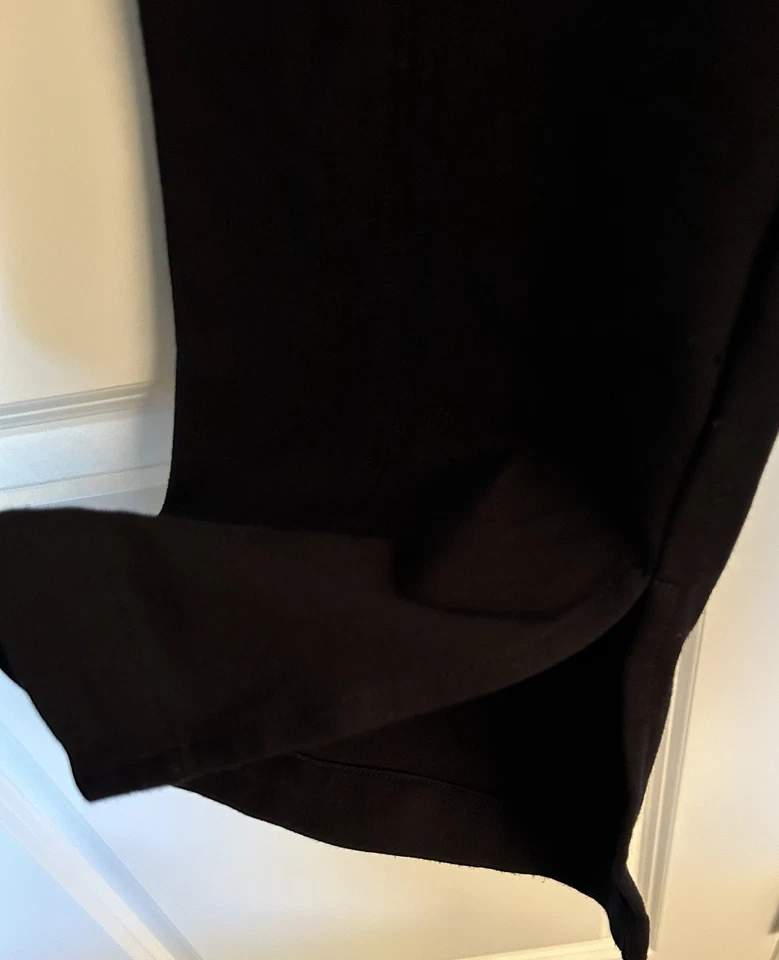 Pantalones deportivos para mujer Nurture talla XLR negros piernas aberturadas Foto 2 de 4