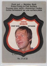 1972-73 O-Pee-Chee Player's Crests Eddie Shack #17 ku3