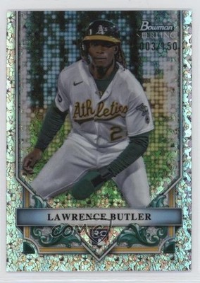 2024 Bowman Sterling Mini-Diamond Refractor 3/150 Lawrence Butler Rookie RC 00kj
