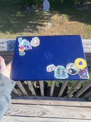 HP Stream Blue Notebook/Laptop Intel Celeron 4GB 64GB eMMC Webcam Wi-Fi
