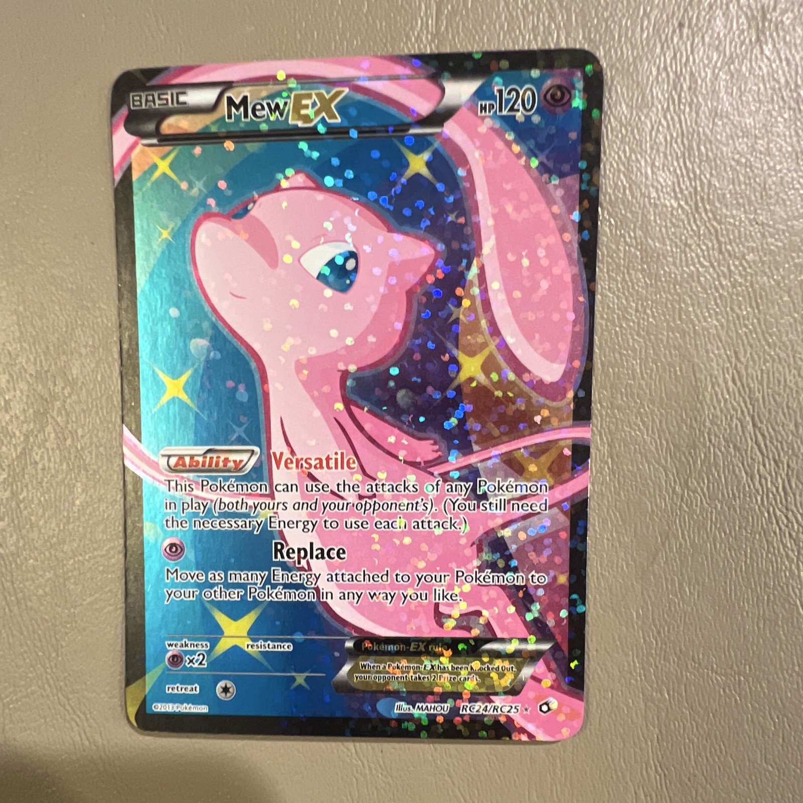 Pokemon Company Mew EX RC24/RC25 Legendary Treasures Full Art Holo EN