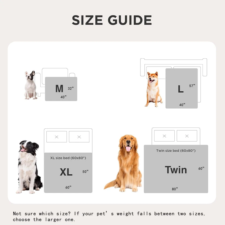 Manta de cama impermeable para perros, manta a prueba de fugas para mascotas sofá cama Foto 4 de 4