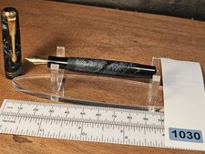 Bohler GERMAN Fountain Pen 14K FLEX NIB RARE 2 Patterned FREE SHIP