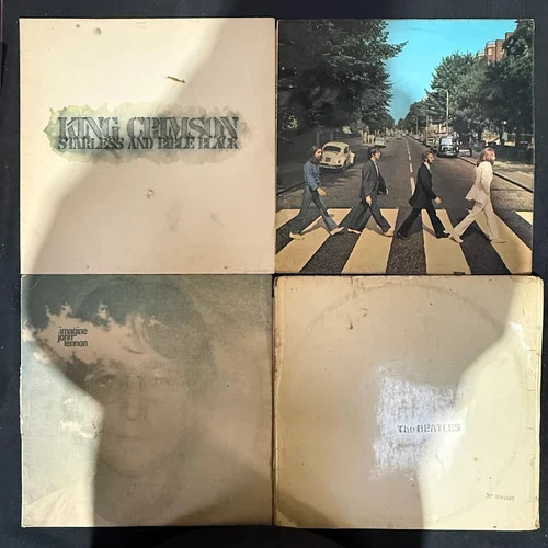 Pop Rock x 26 Vinyl Record LP Job Lot King Crimson Beatles Rolling Stones Jam